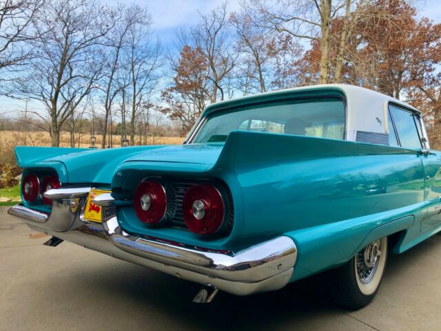 1960 Teal Ford Thunderbird Coupe