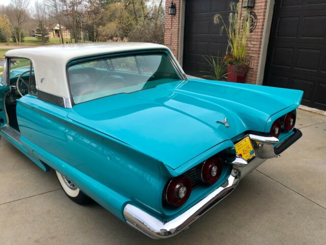 1960 Teal Ford Thunderbird Coupe
