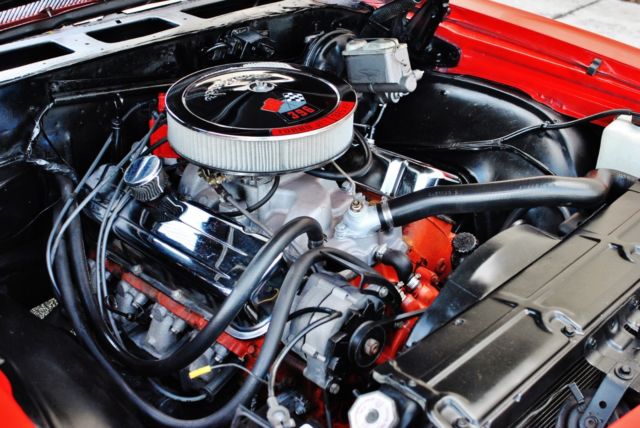 1969 Red Chevrolet Chevelle Convertible