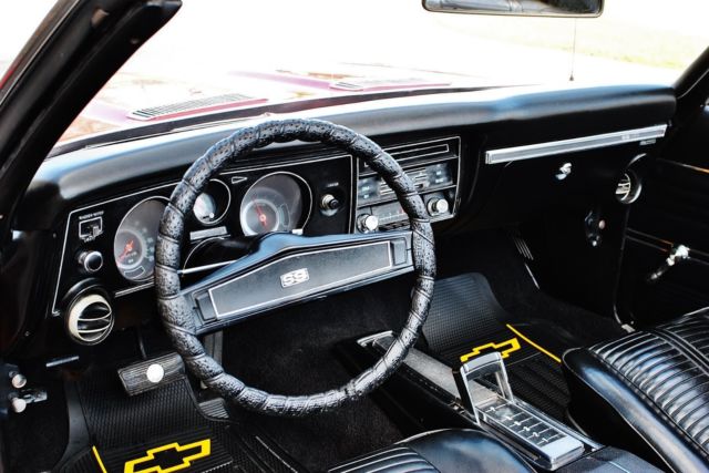 1969 Red Chevrolet Chevelle Convertible