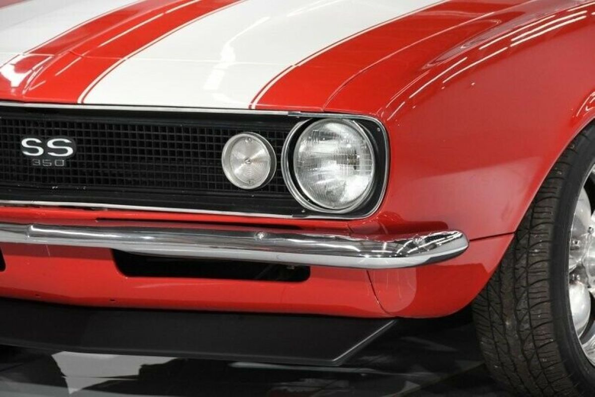 1967 Red Chevrolet Camaro Convertible