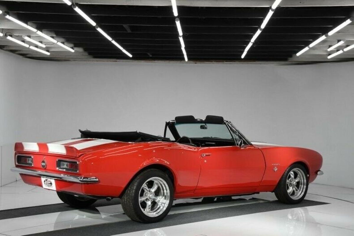 1967 Red Chevrolet Camaro Convertible