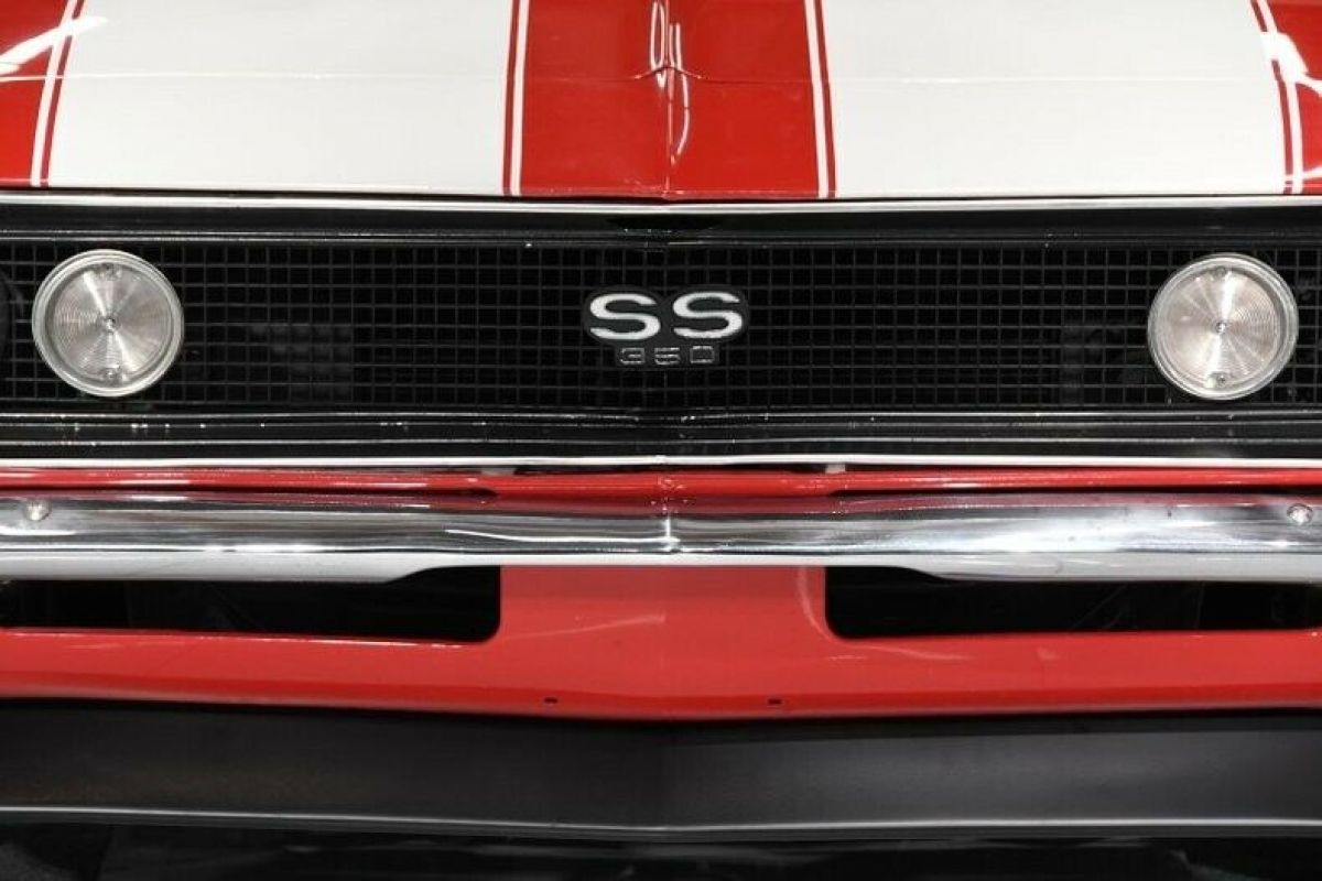 1967 Red Chevrolet Camaro Convertible