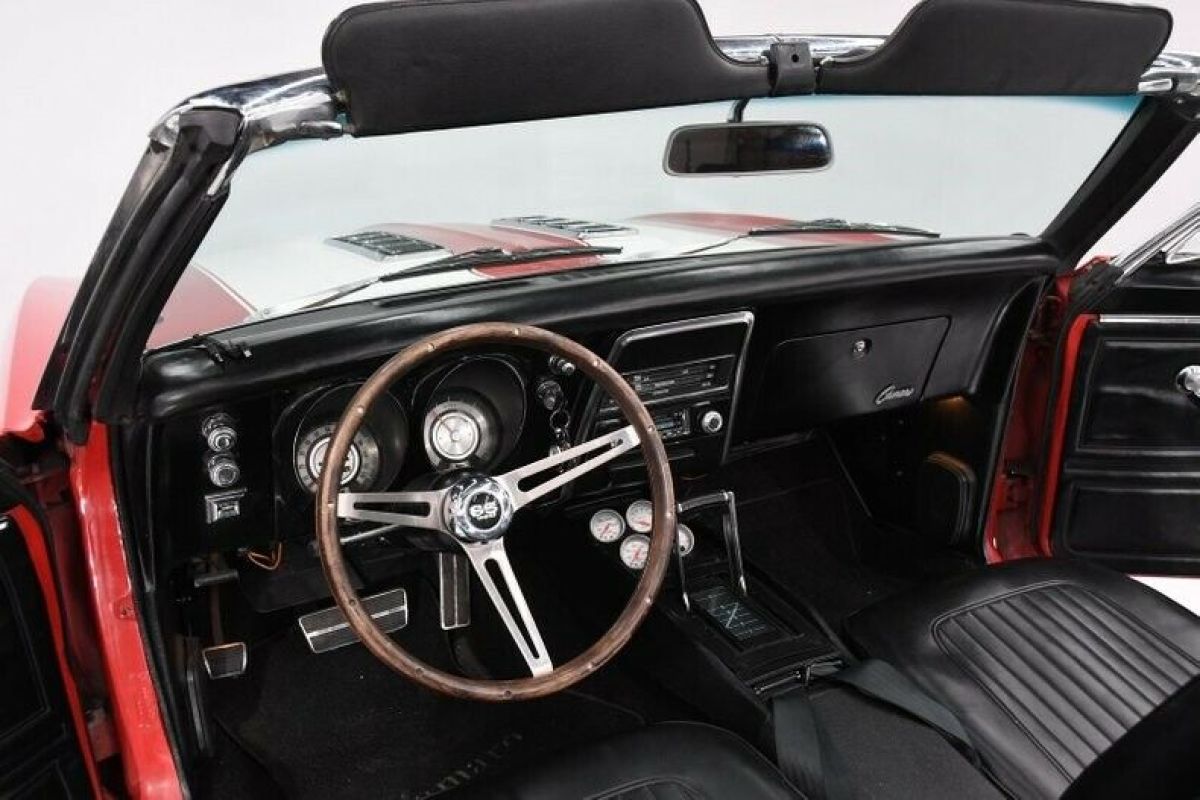 1967 Red Chevrolet Camaro Convertible