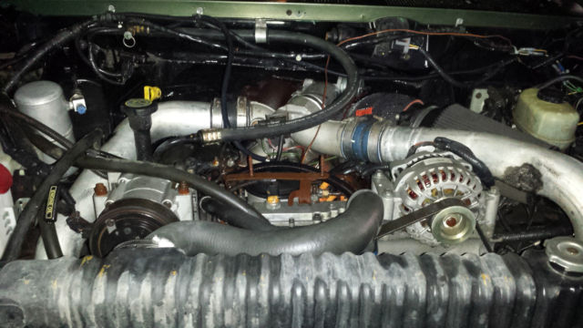 1993 Green Ford Bronco