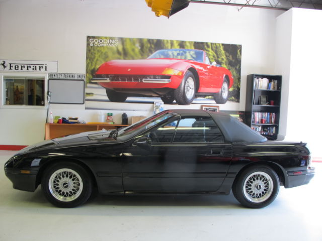 1988 Black Mazda RX-7 Convertible
