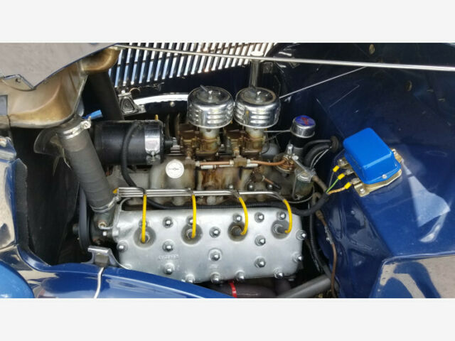 1936 Blue Ford Model 68 Coupe