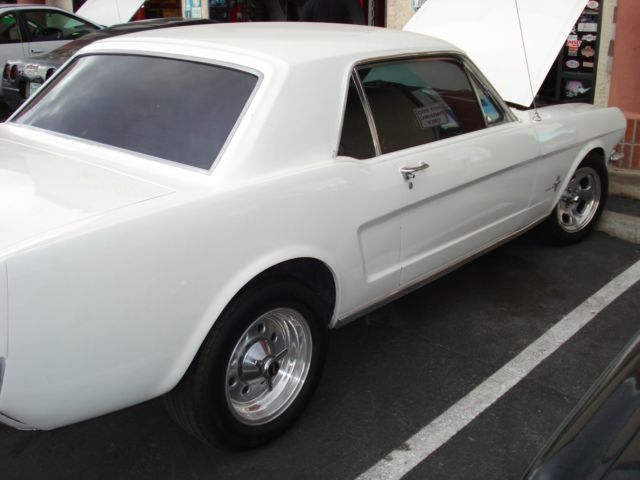 1966 White Ford Mustang 2DR