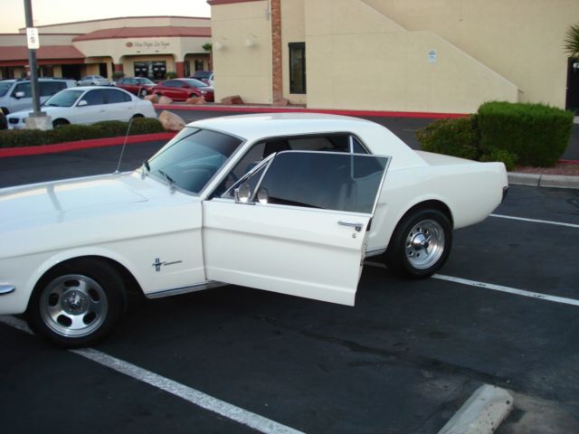 1966 White Ford Mustang 2DR