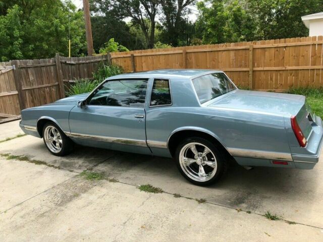 1987 Blue Chevrolet Monte Carlo Coupe