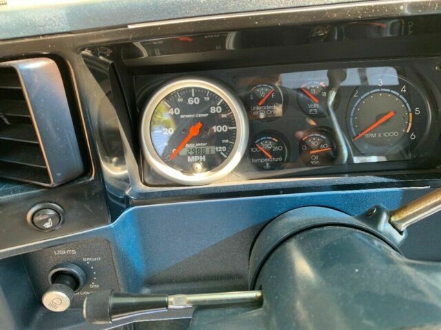 1987 Blue Chevrolet Monte Carlo Coupe