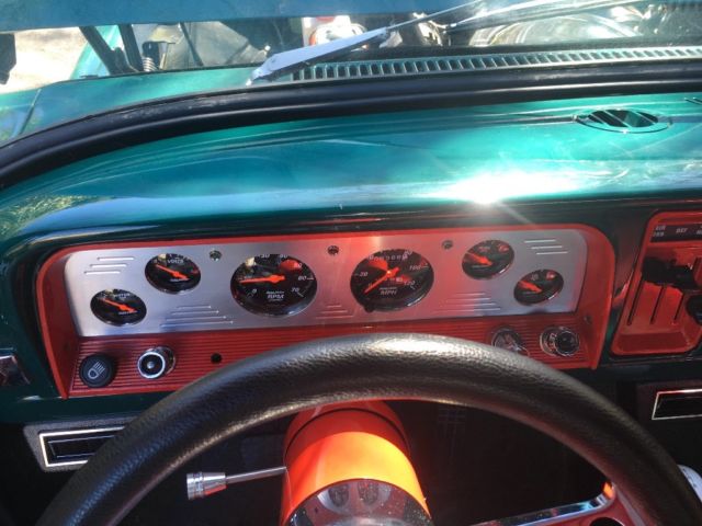 1966 Green Chevrolet C-10 Step side