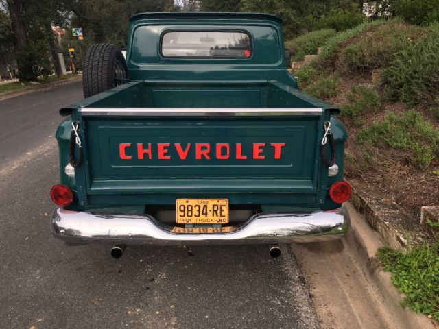 1966 Green Chevrolet C-10 Step side