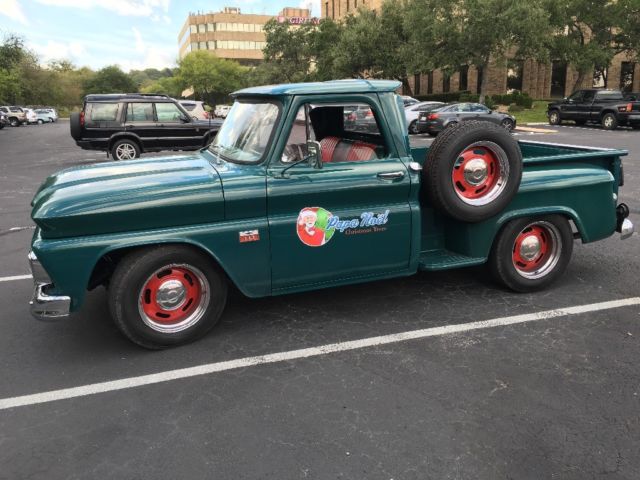 1966 Green Chevrolet C-10 Step side