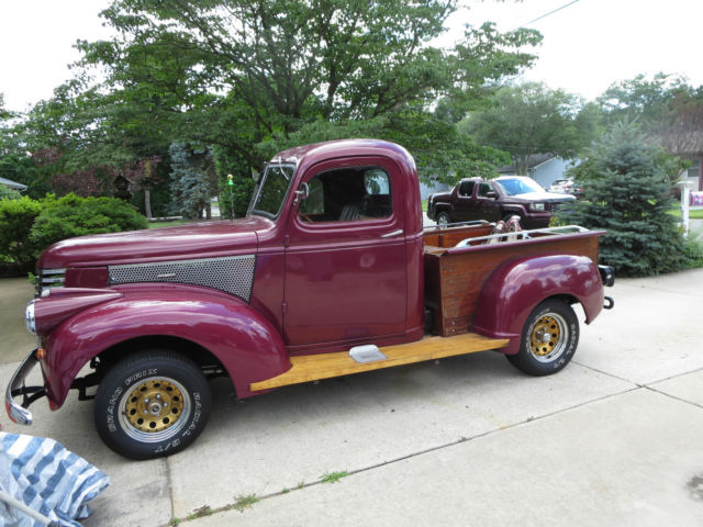 1942 RED Chevrolet C-10 STEPSIDE , PICKUP, WOODY