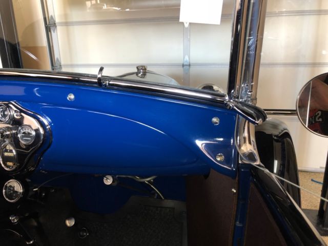 1929 Blue Ford Model A Convertible