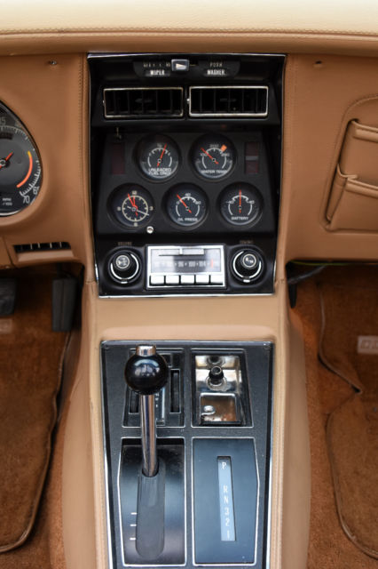 1975 Saddle Metallic Chevrolet Corvette Coupe