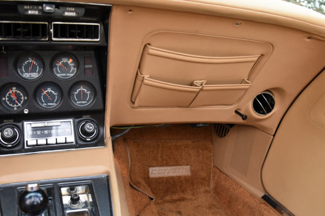 1975 Saddle Metallic Chevrolet Corvette Coupe