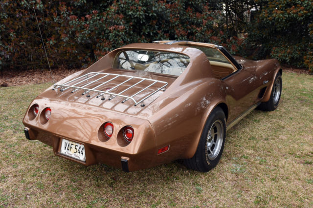 1975 Saddle Metallic Chevrolet Corvette Coupe