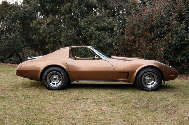 1975 Saddle Metallic Chevrolet Corvette Coupe