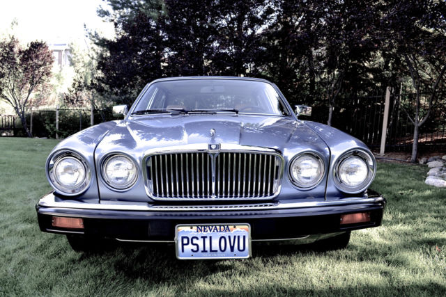 1987 Blue Jaguar XJ6 Sedan