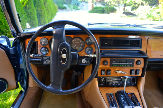 1987 Blue Jaguar XJ6 Sedan