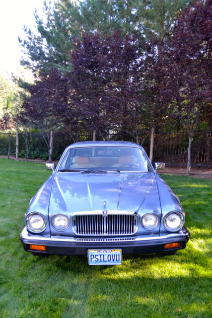 1987 Blue Jaguar XJ6 Sedan