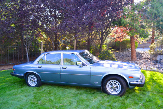 1987 Blue Jaguar XJ6 Sedan