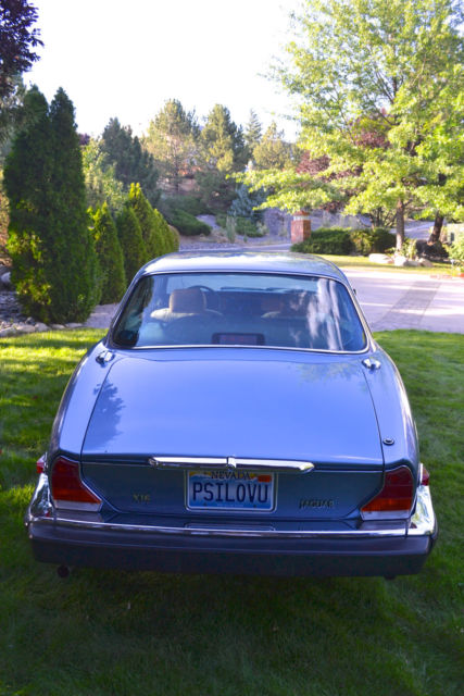 1987 Blue Jaguar XJ6 Sedan