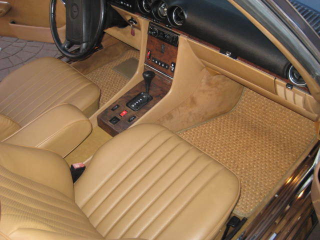 1988 Blue Mercedes-Benz SL-Class Convertible