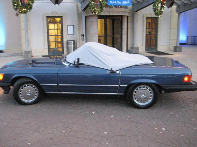 1988 Blue Mercedes-Benz SL-Class Convertible