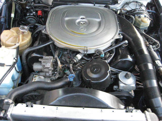 1988 Blue Mercedes-Benz SL-Class Convertible