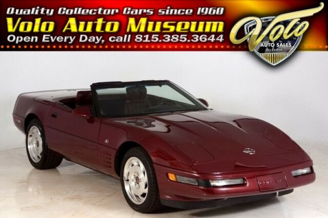 1993 Red Chevrolet Corvette Convertible