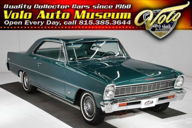 1966 Tropic Turquoise Chevrolet Nova Hardtop