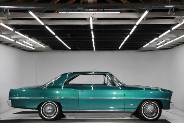 1966 Tropic Turquoise Chevrolet Nova Hardtop