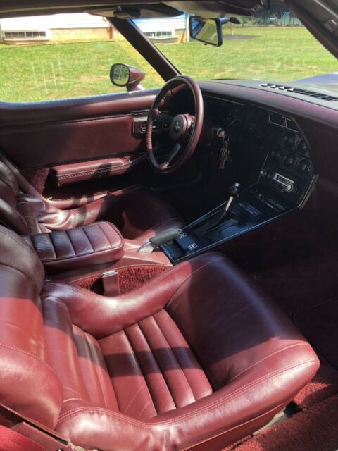 1980 Claret Chevrolet Corvette Coupe