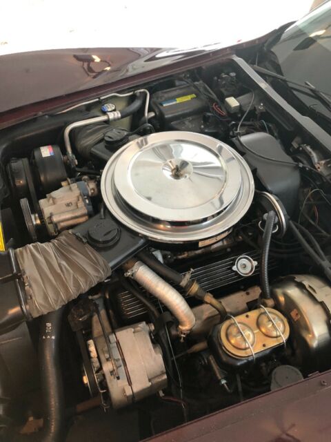 1980 Claret Chevrolet Corvette Coupe