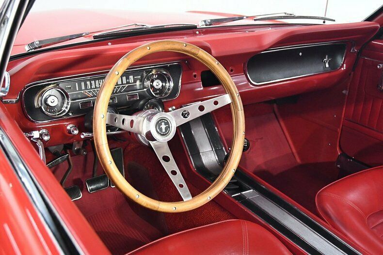 1965 Red Ford Mustang Fastback