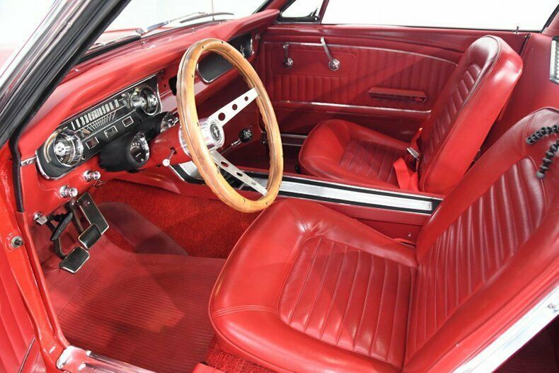 1965 Red Ford Mustang Fastback