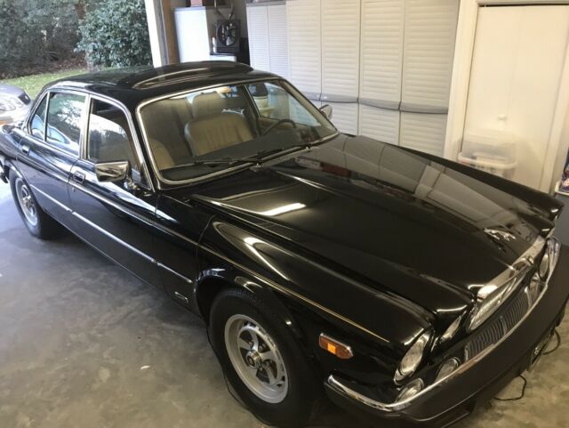 1986 Black Jaguar XJ6 Sedan