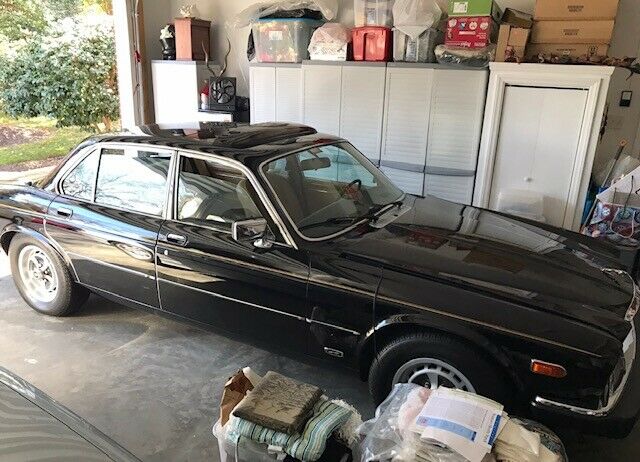 1986 Black Jaguar XJ6 Sedan