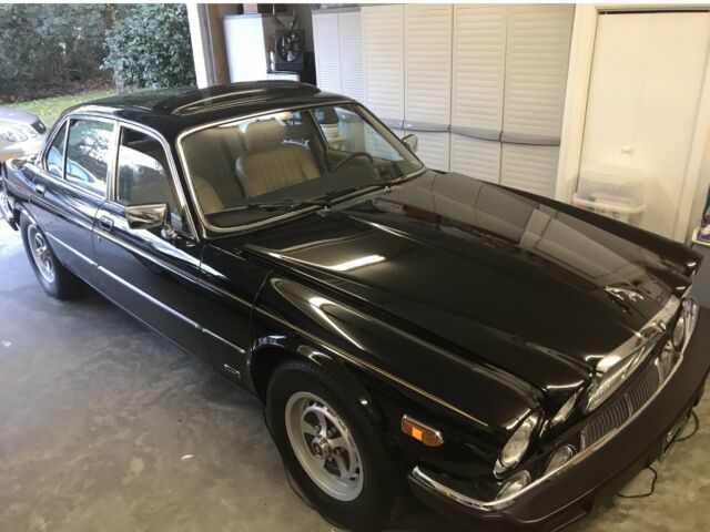 1986 Black Jaguar XJ6 Sedan