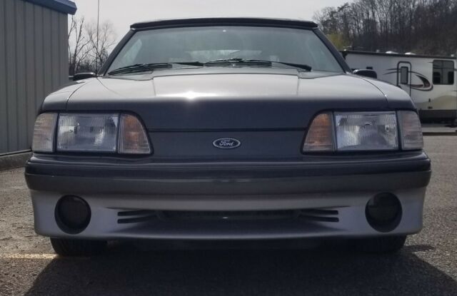 1988 Gray Ford Mustang Convertible