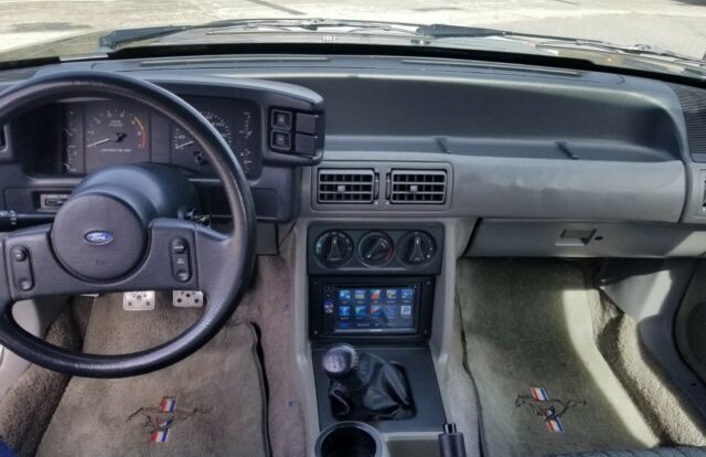 1988 Gray Ford Mustang Convertible