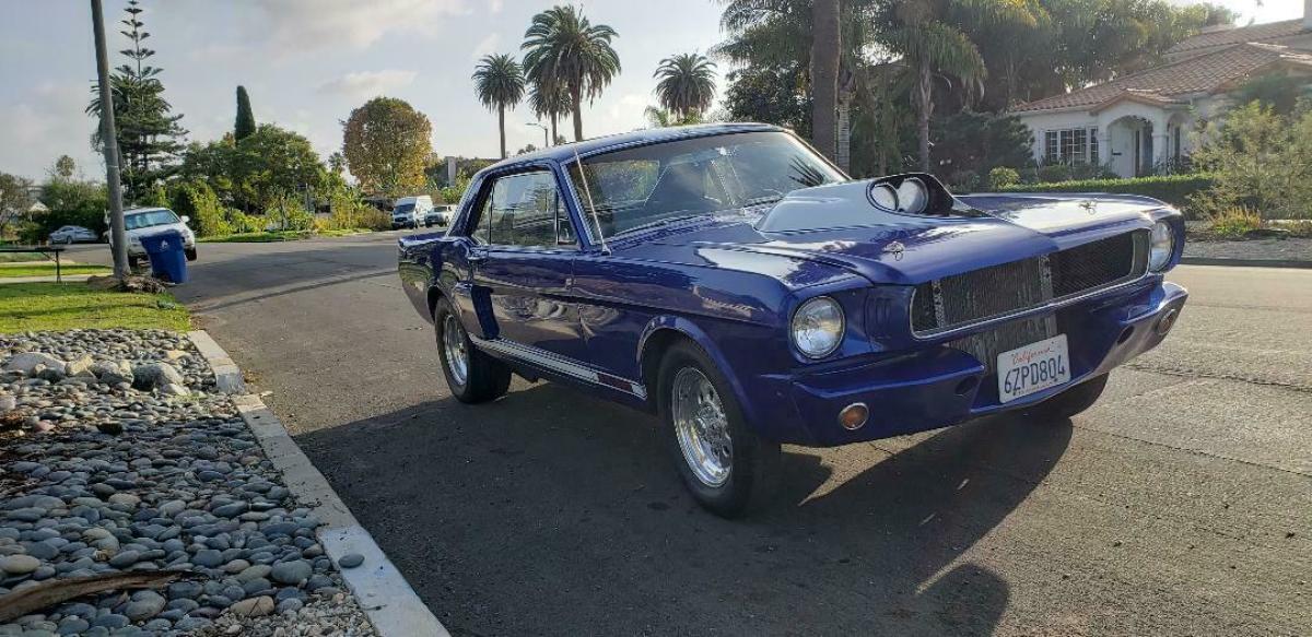 1966 Blue Ford Mustang Coupe