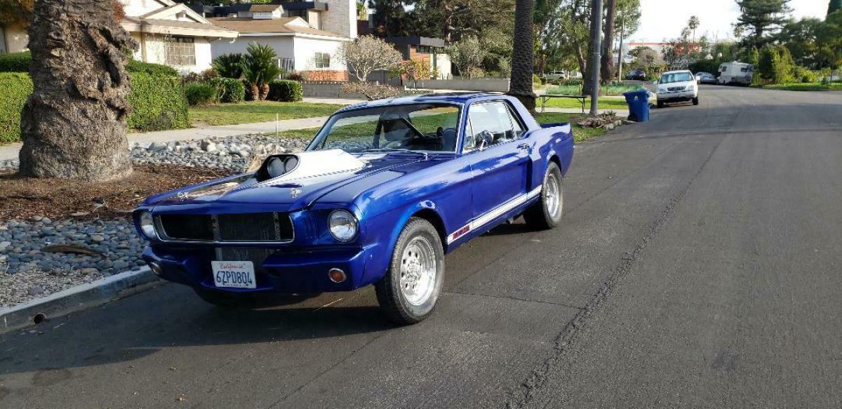 1966 Blue Ford Mustang Coupe