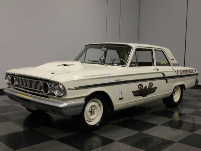 1964 White Ford Fairlane Sedan