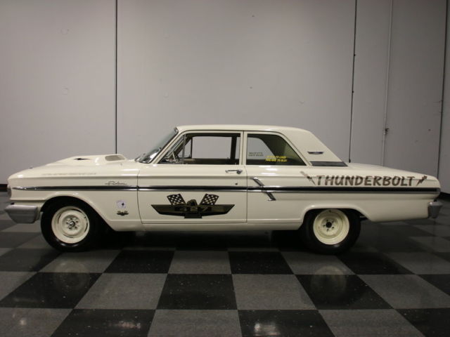 1964 White Ford Fairlane Sedan