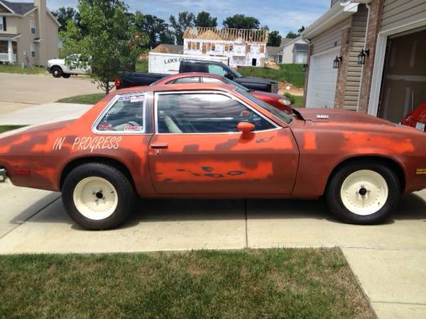 1976 Orange Pontiac Sunbird Coupe