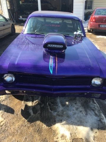 1970 Purple Chevrolet Nova 2 door sedan